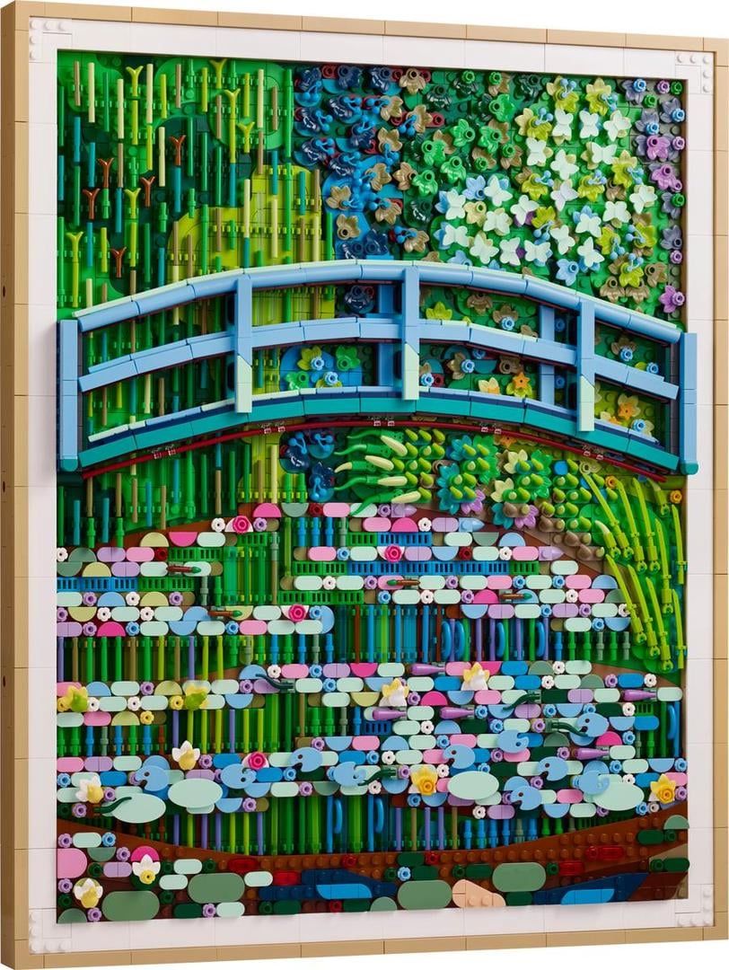 LEGO Art: Claude Monet, Bridge over a Pond of Water Lilies
