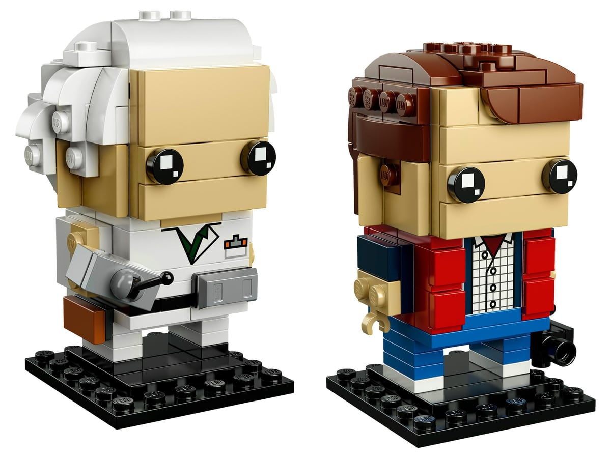 Back to the Future BrickHeadz: Marty McFly & Doc Brown