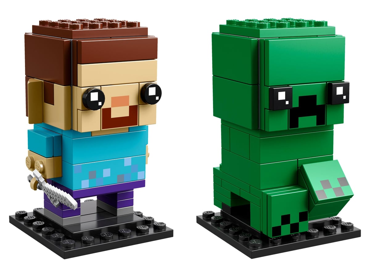 Minecraft BrickHeadz: Steve & Creeper