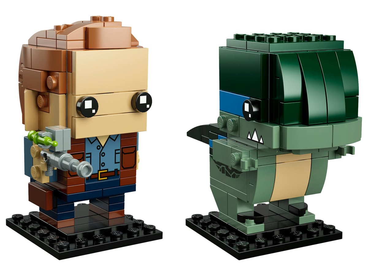 Jurassic World BrickHeadz: Owen & Blue