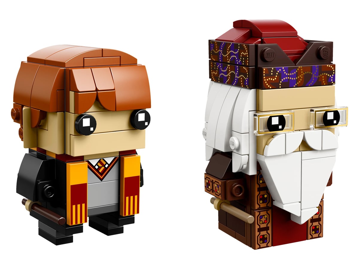 Harry Potter BrickHeadz: Ron Weasley & Albus Dumbledore