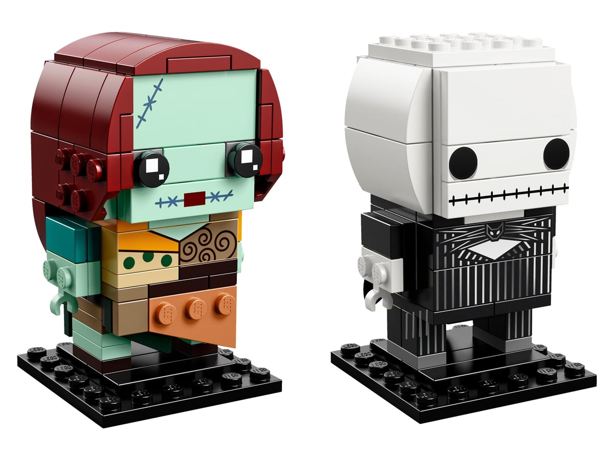 The Nightmare Before Christmas BrickHeadz: Jack Skellington & Sally