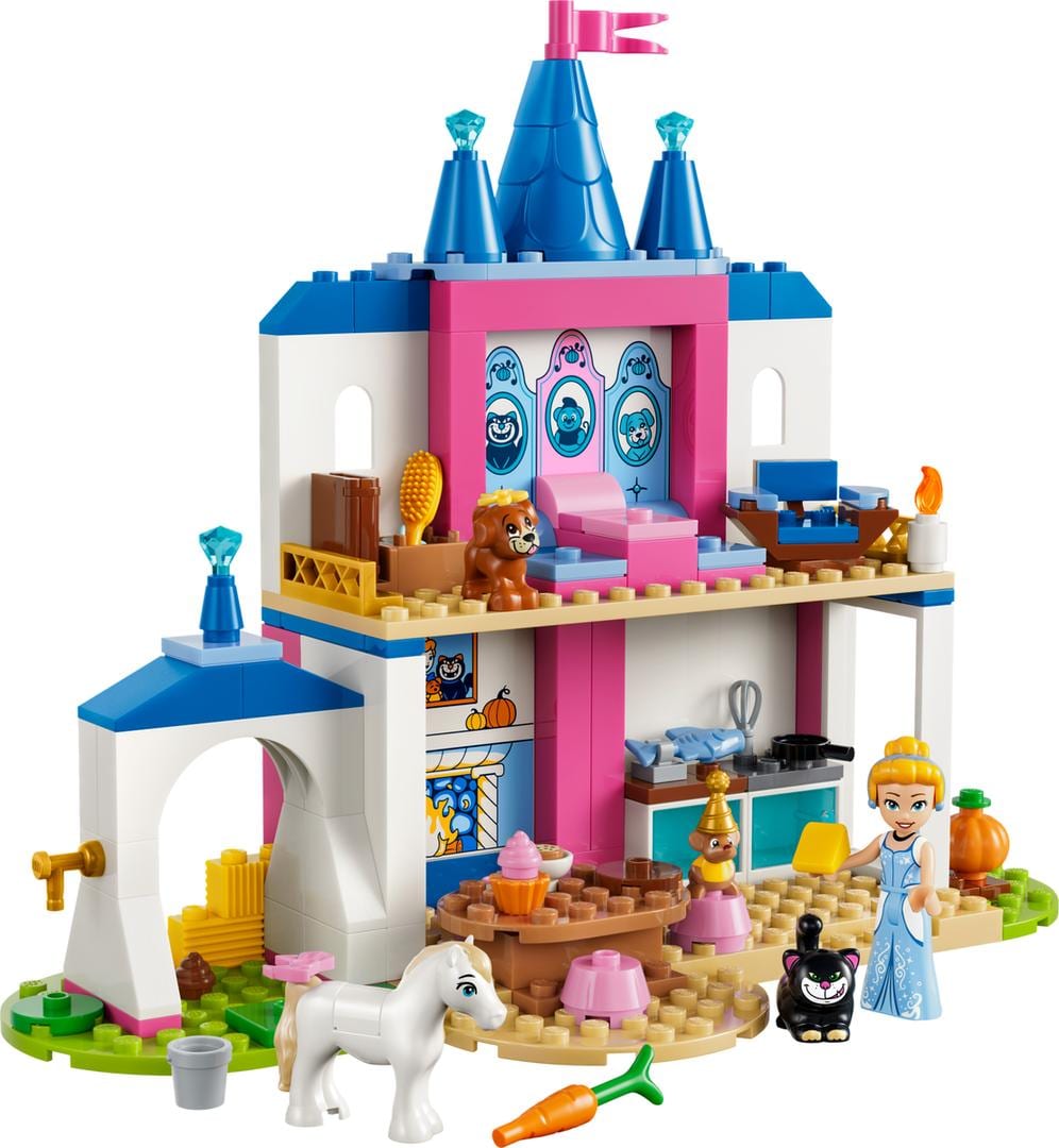 Disney : le château et les amis animaux de Cendrillon