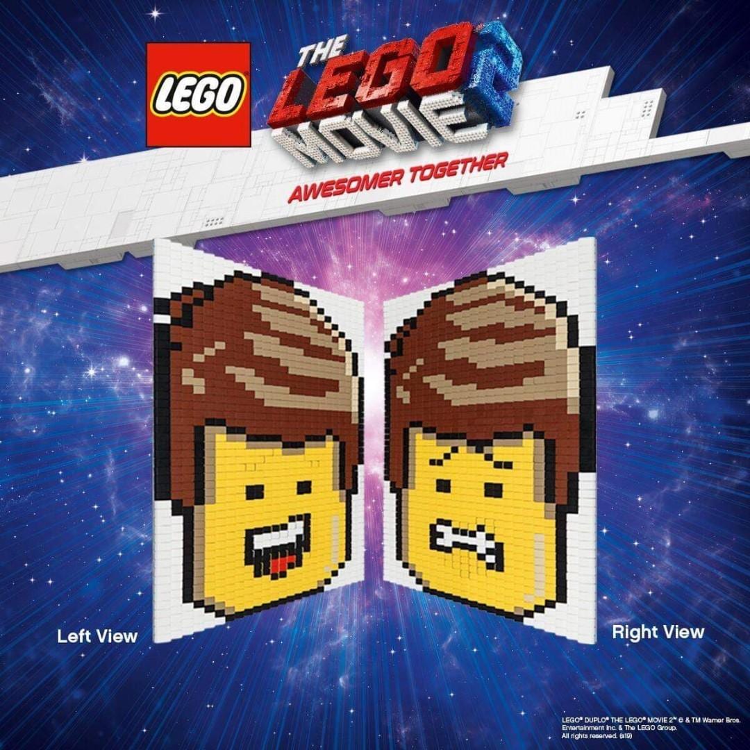 The LEGO Movie : Mosaïque lenticulaire d’Emmet