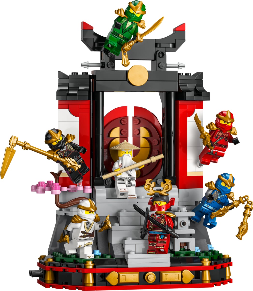 Ninjago : présentoir de personnages, 15e anniversaire