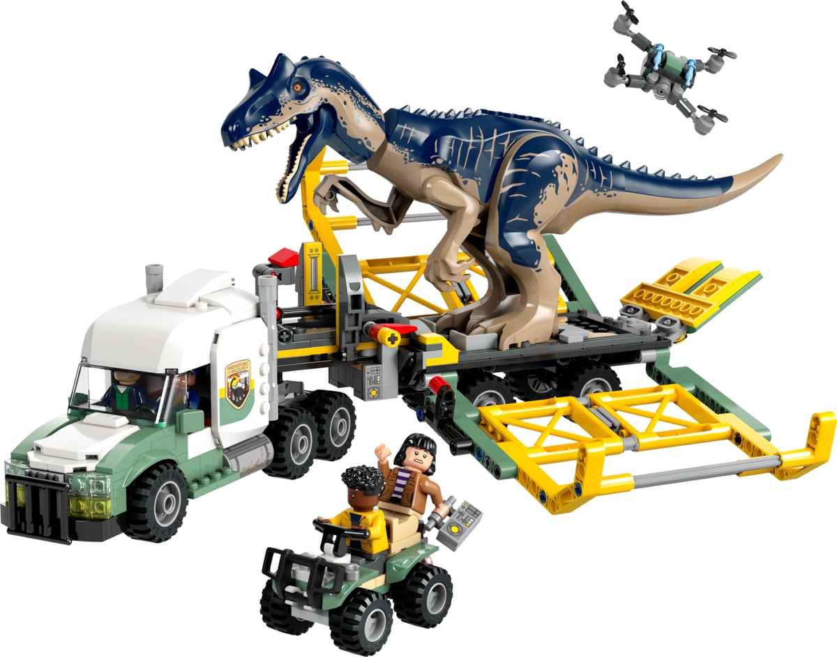 Jurassic World: Dinosaur Missions: Allosaurus Transport Truck