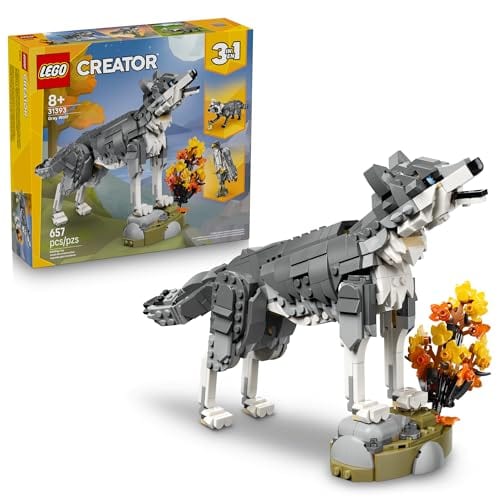 Creator 3-en-1 : Le loup gris
