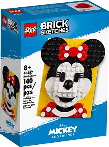 Brick Sketches: Minnie Mouse