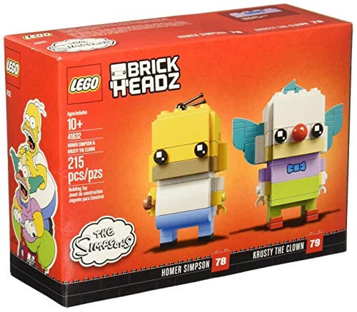 The Simpsons BrickHeadz: Homer Simpson & Krusty the Clown