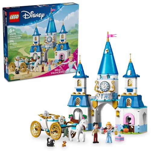 Disney : Le château de Cendrillon et le carrosse
