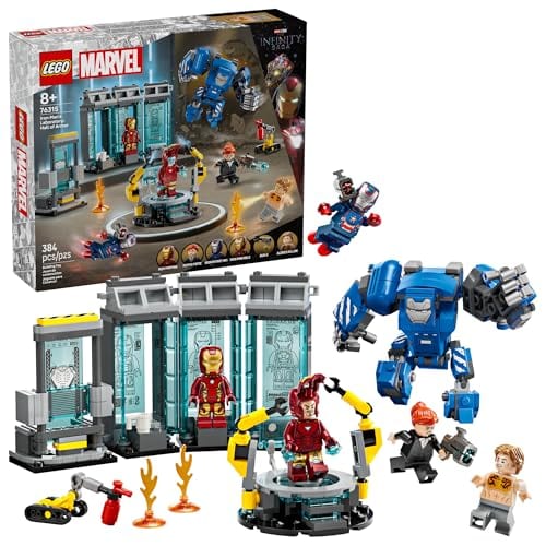 Marvel : le laboratoire d’Iron Man, la salle des armures