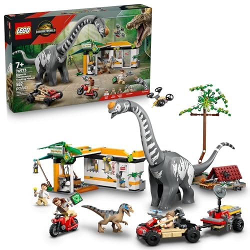 Jurassic World : mission de pistage du raptor et du titanosaure