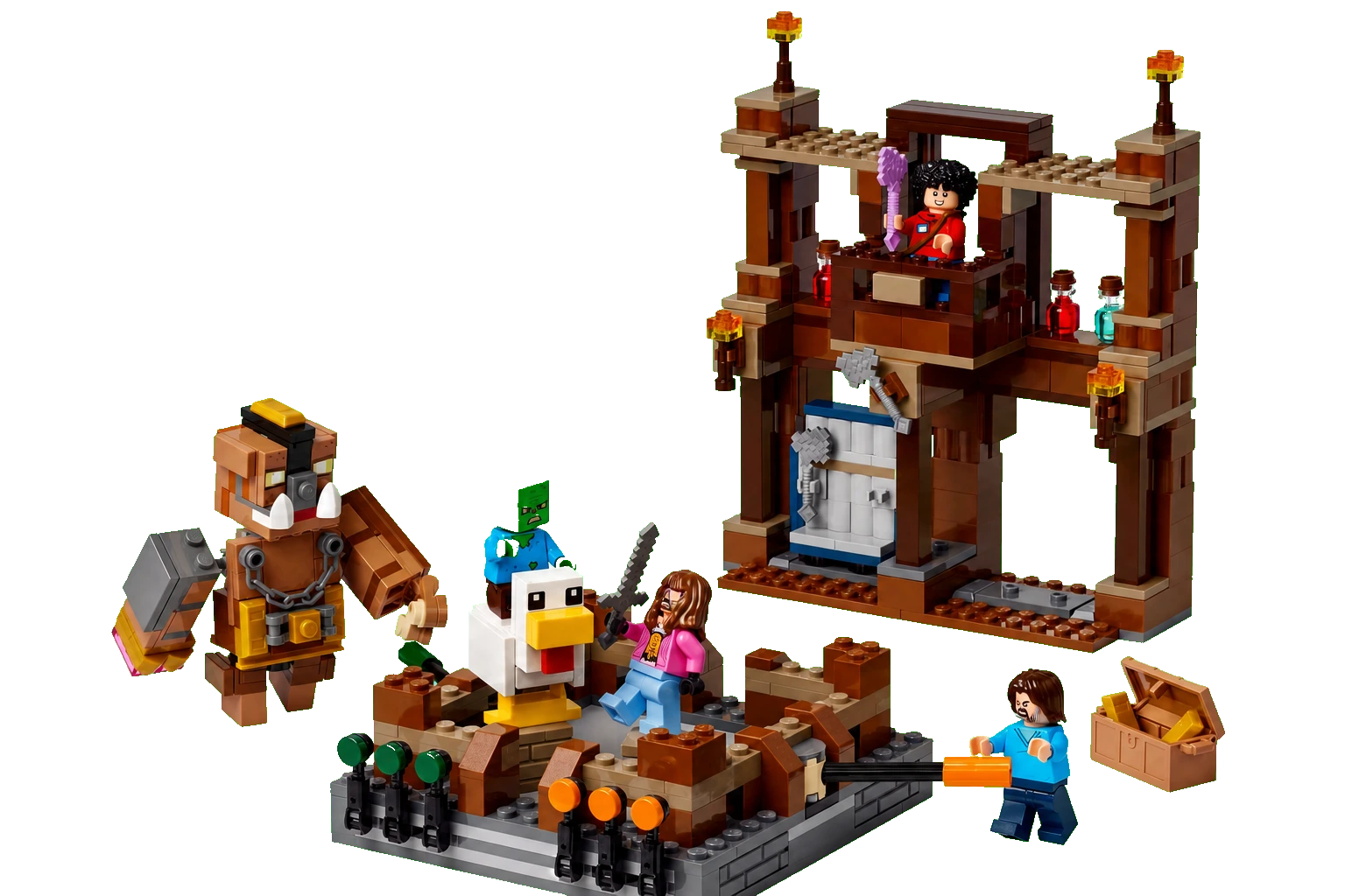 Minecraft : L’arène du manoir sylvestre