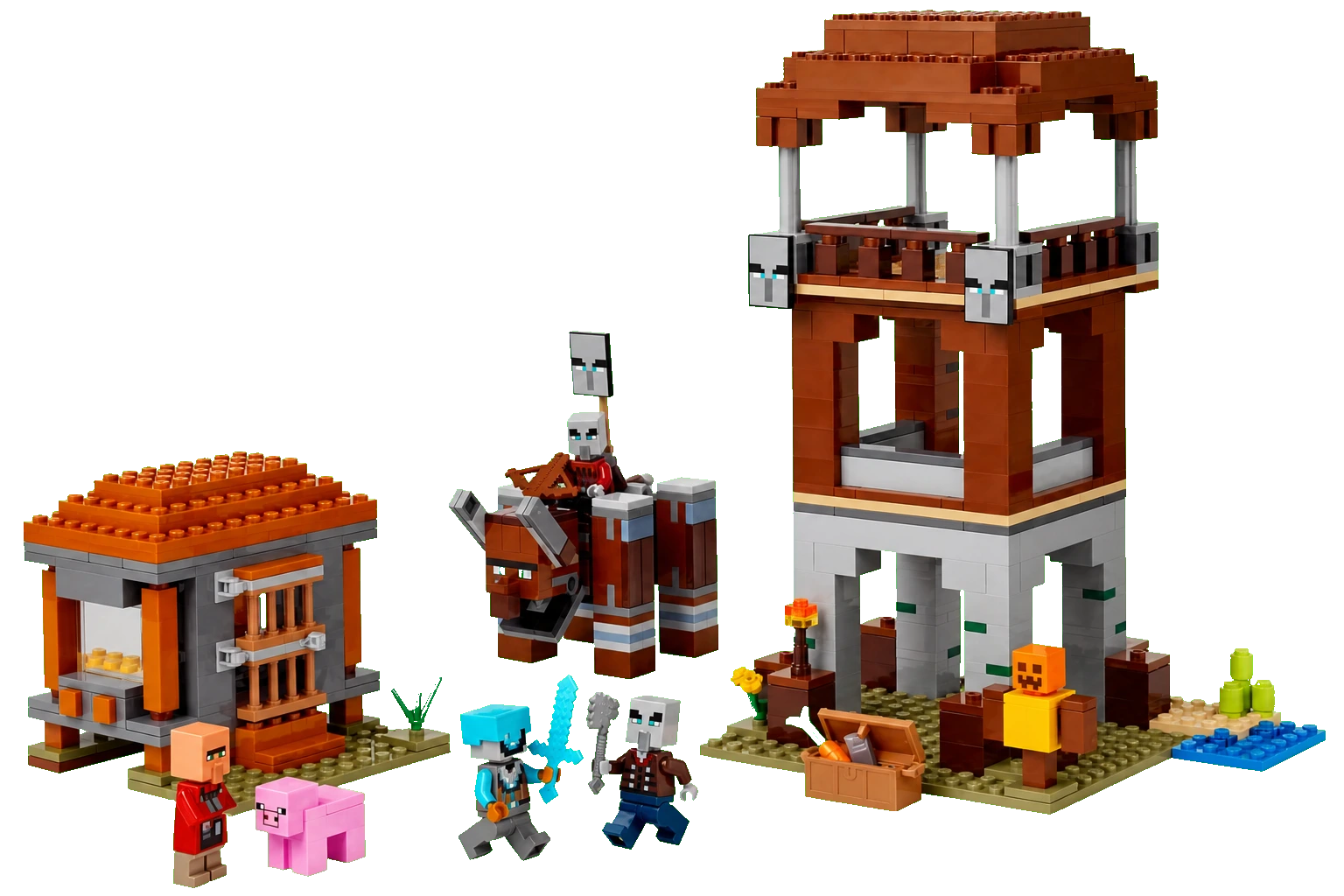 Minecraft: The Pillager Outpost and Ravager