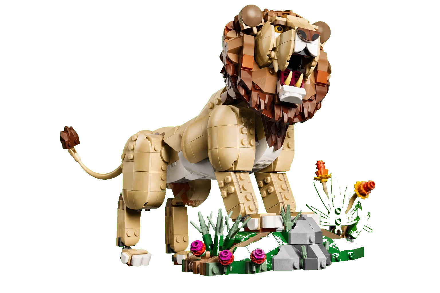 Creator 3-en-1 : Animaux sauvages : le lion majestueux