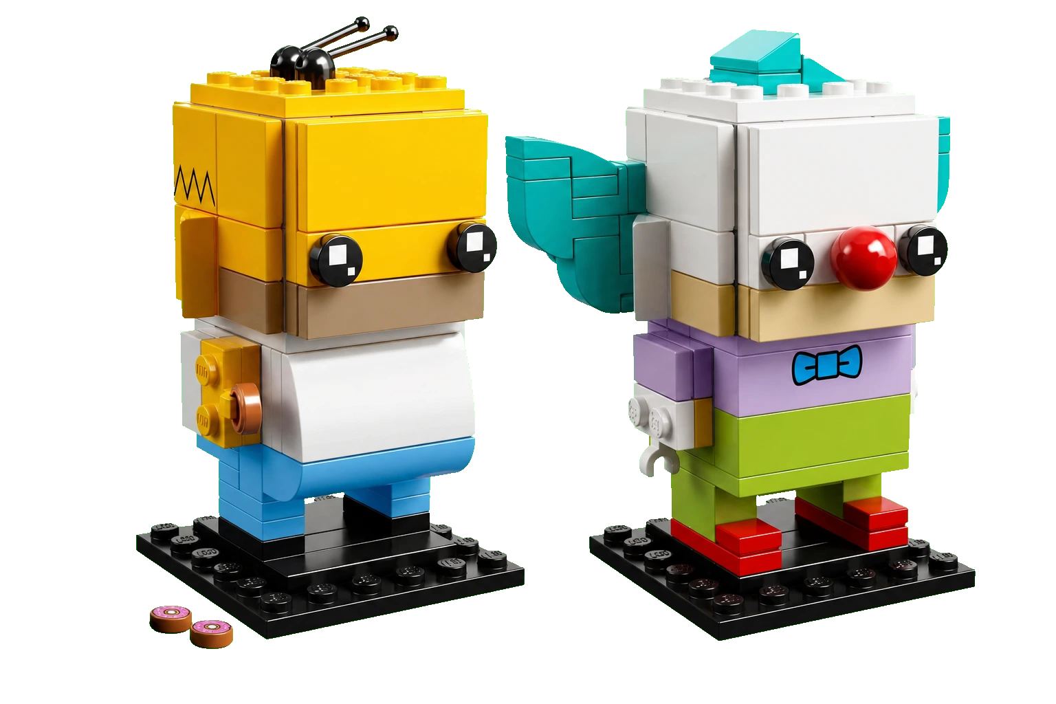 BrickHeadz Les Simpson : Homer Simpson et Krusty le clown