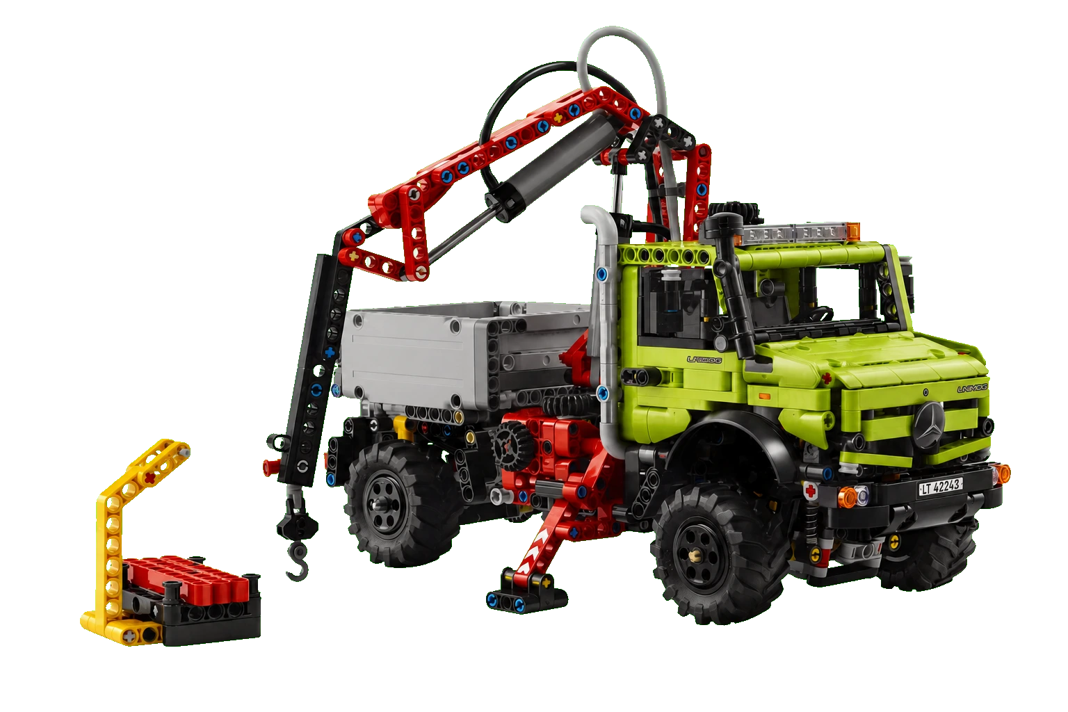 Technic : Mercedes-Benz Unimog U 5023 avec grue