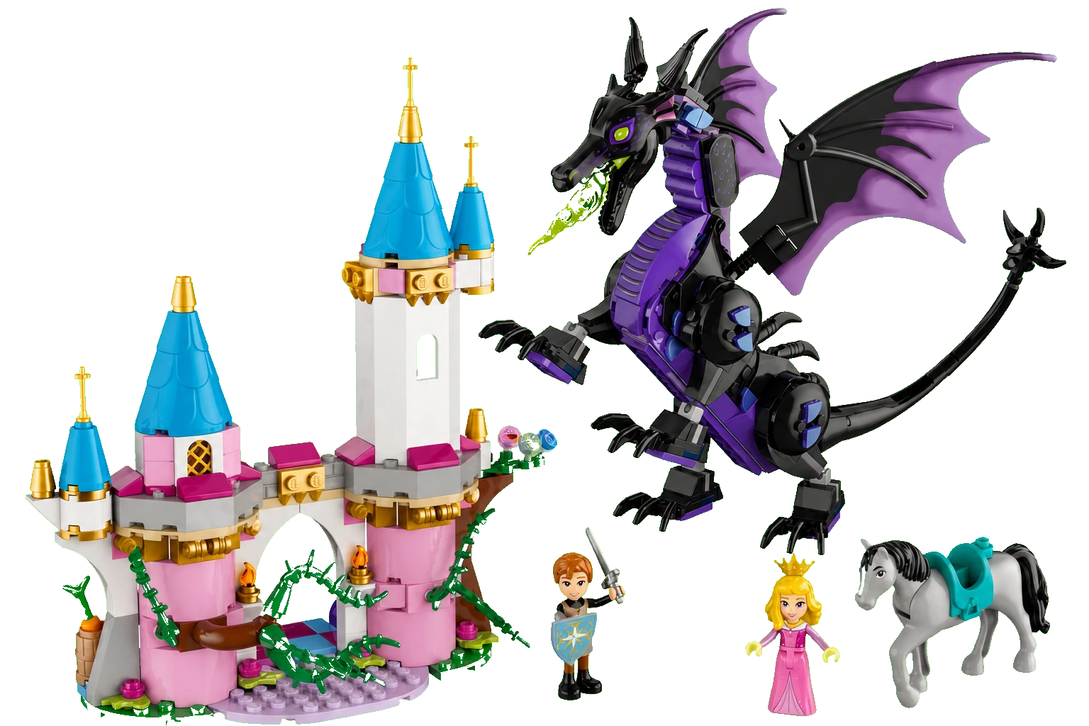 Disney : Maléfique sous sa forme de dragon