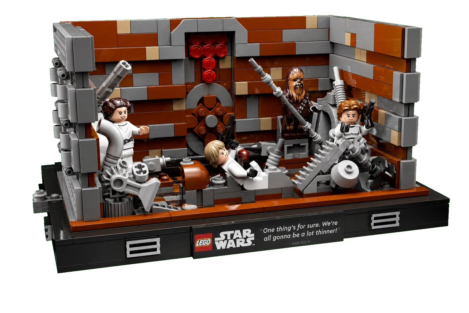 Star Wars : le diorama du compacteur d’ordures de l’Étoile de la Mort