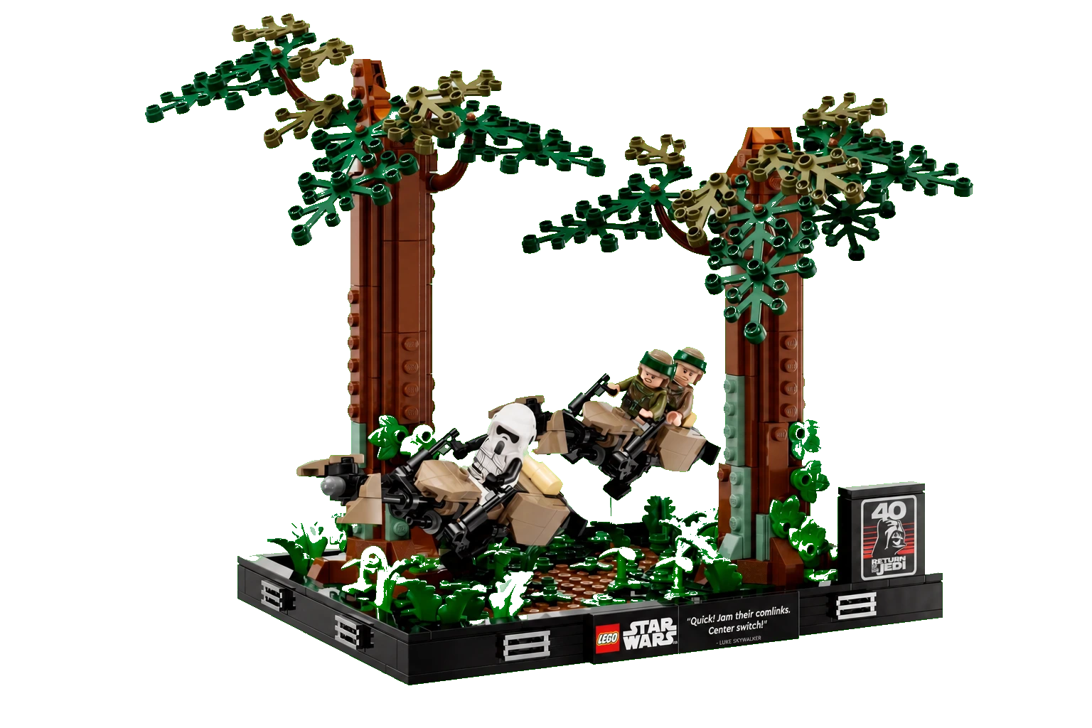 Star Wars: Endor Speeder Chase Diorama