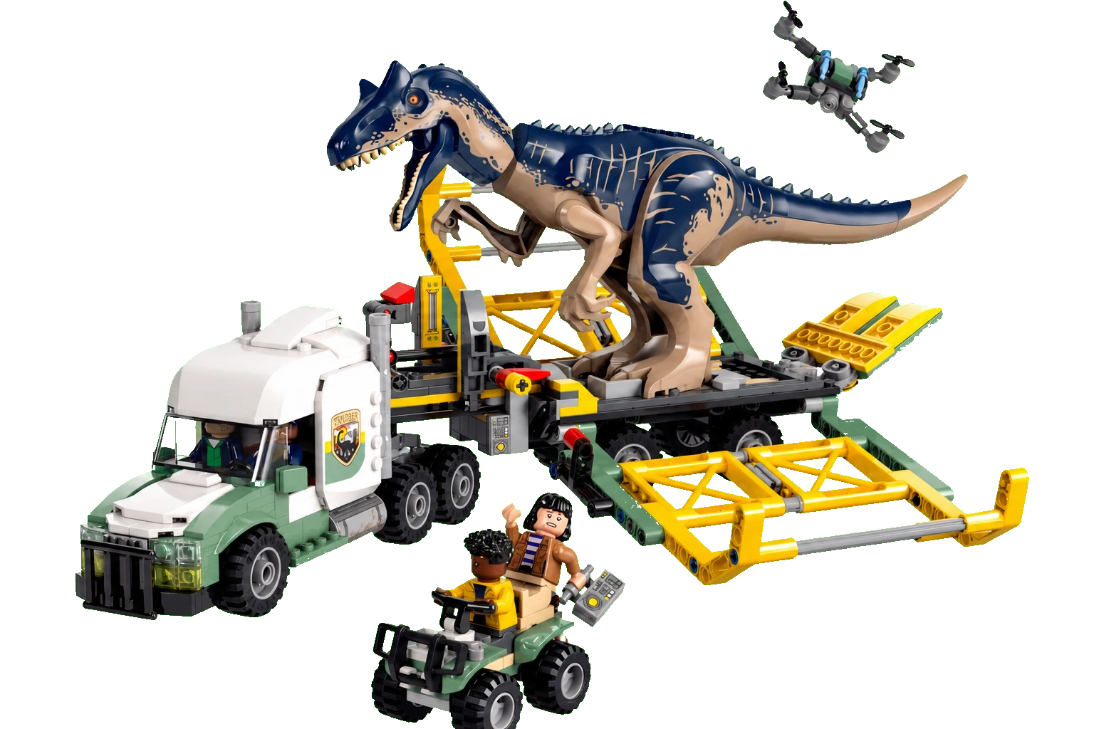 Jurassic World : le camion de transport de l’Allosaure
