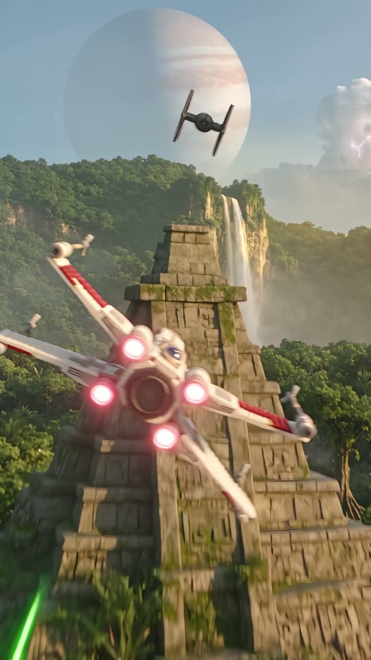 Le chasseur X-wing Red Five